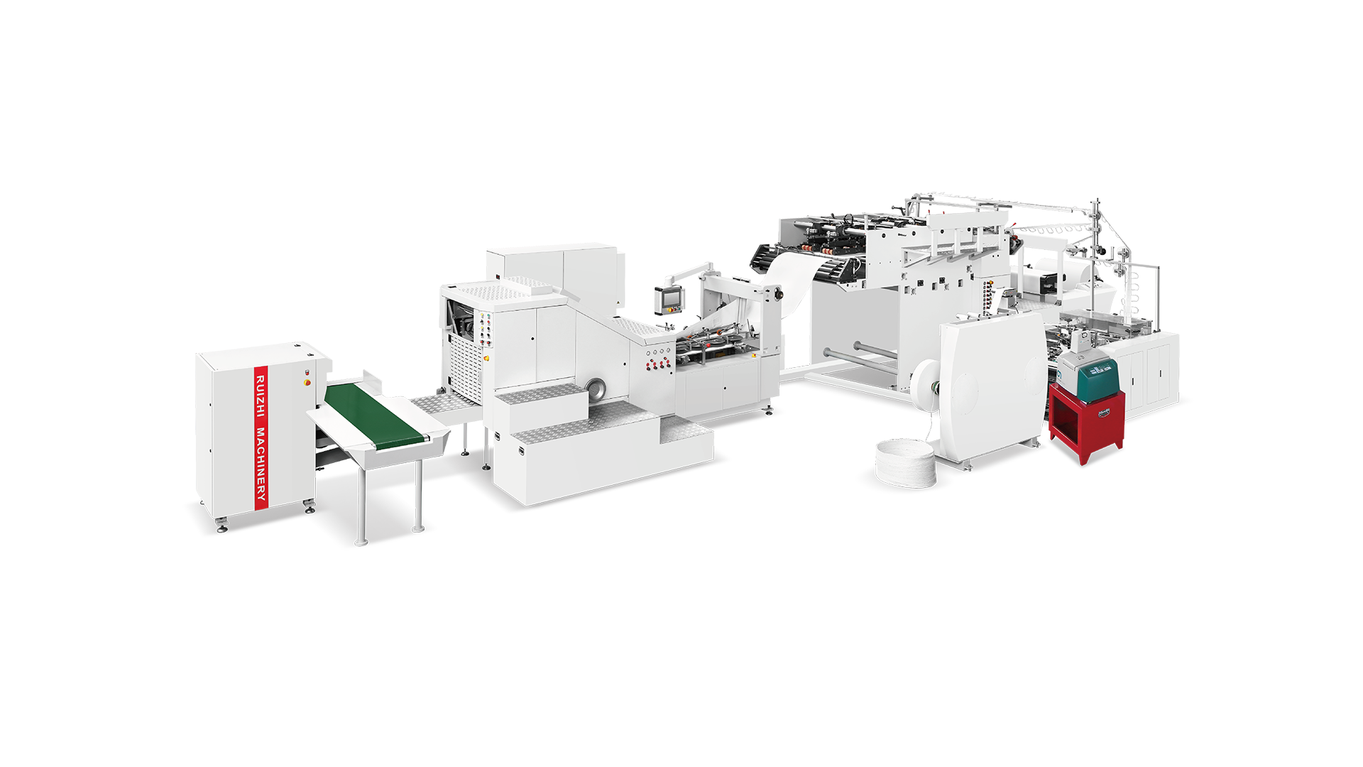 Paper Bag Machine with Handle Inline